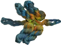 Patina Study Hand Dyed Recycled Wool Yarn