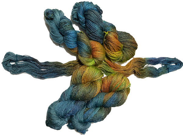 Patina Study Hand Dyed Recycled Wool Yarn