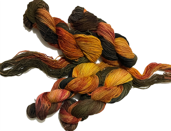 Golden Hour Rustic Wool DK Hand Dyed Yarn