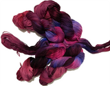 Winter Berry Organic Merino Hand dyed yarn