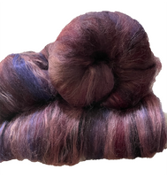Mauve Thunder Carded Batt