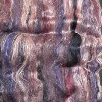 Mauve Thunder Carded Batt