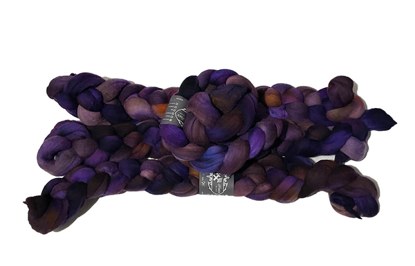 Mauve Thunder - Hand Dyed Superfine Merino